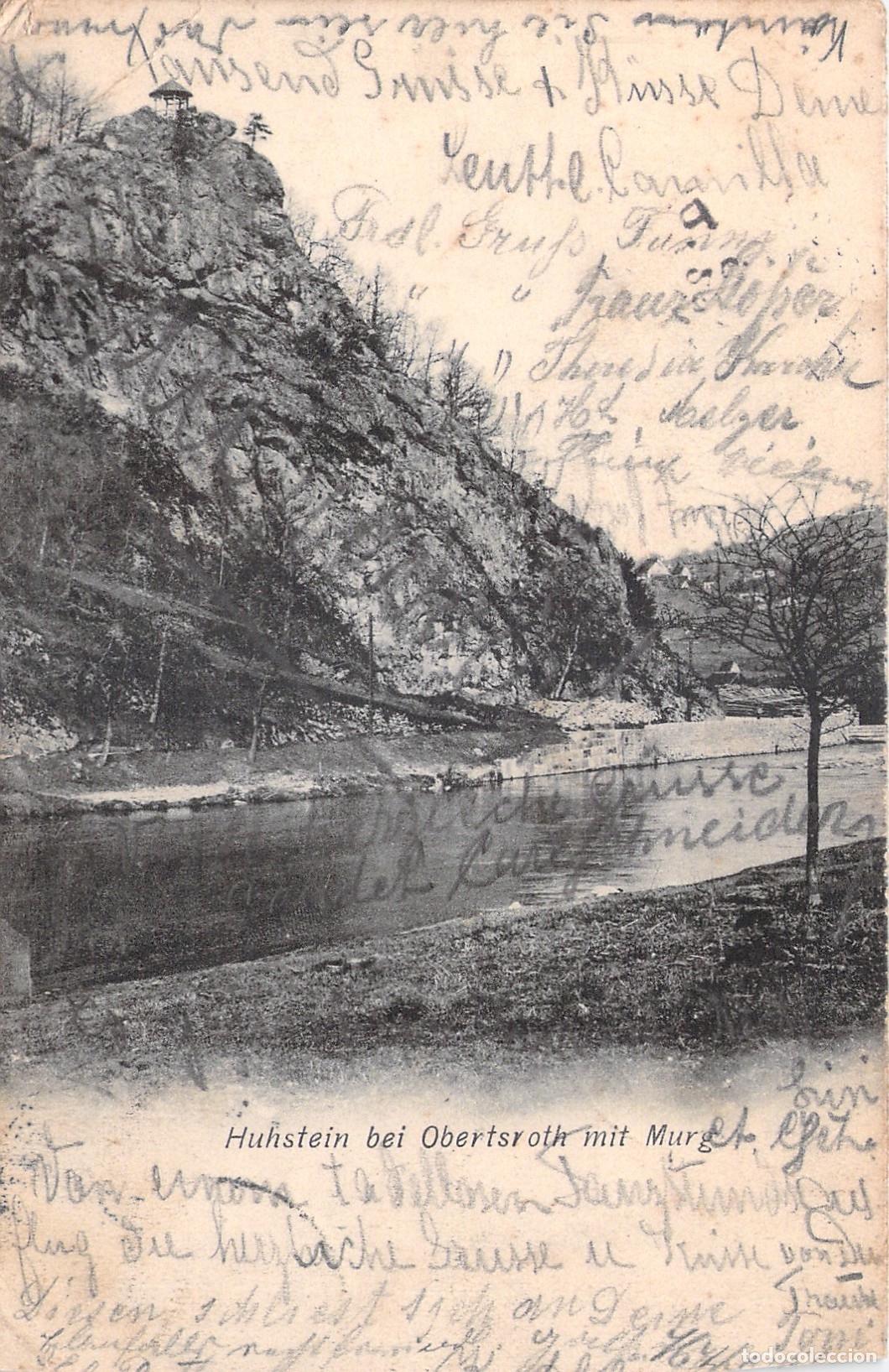 Cartes Postales: Postal de Huhstein en Obertsroth con el r&iacute;o Murg