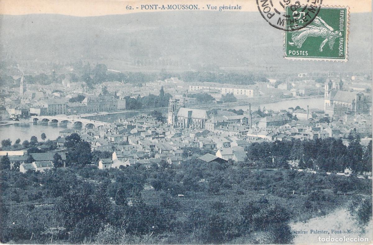 Cartes Postales: Postal de Pont-&agrave;-Mousson Vista General Francia