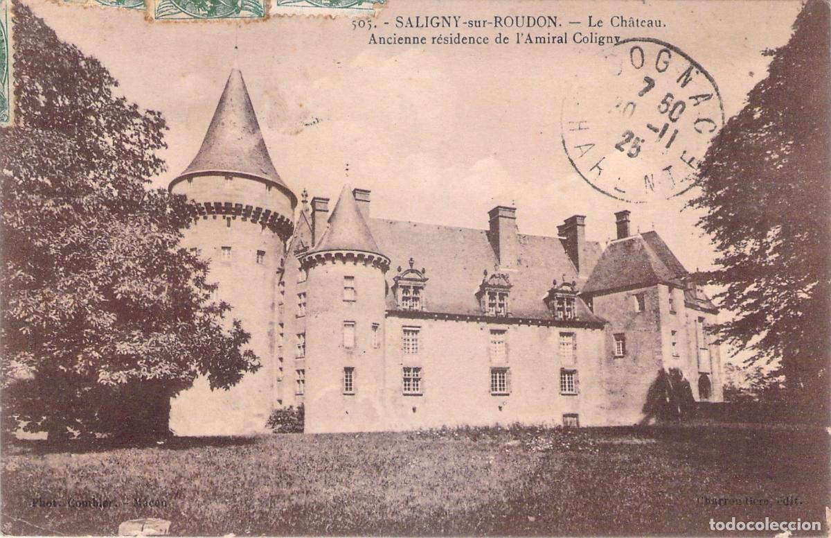 Postkarten: Postal de Saligny-sur-Roudon Castillo de Amiral Coligny