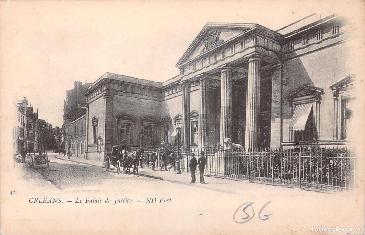 Postkarten: Postal de Orl&eacute;ans Palacio de Justicia Francia
