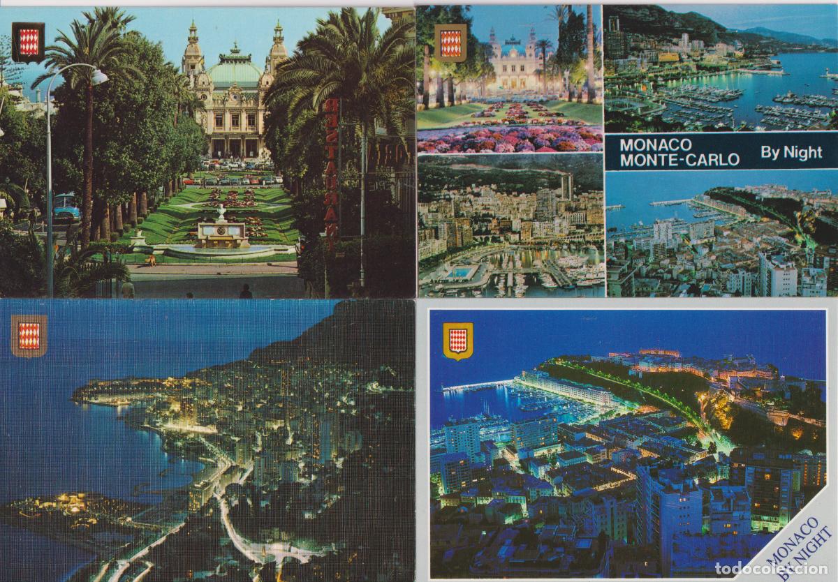 Postkarten: LOTE DE SEIS POSTALES DEL PRINCIPADO DE MONACO - EDITIONS MOLIPOR - SIN CIRCULAR
