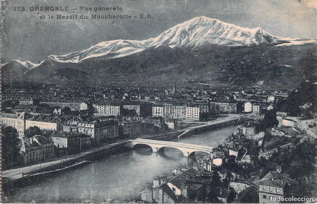 Postais: Postal de Grenoble y el Macizo del Moucherotte en Francia
