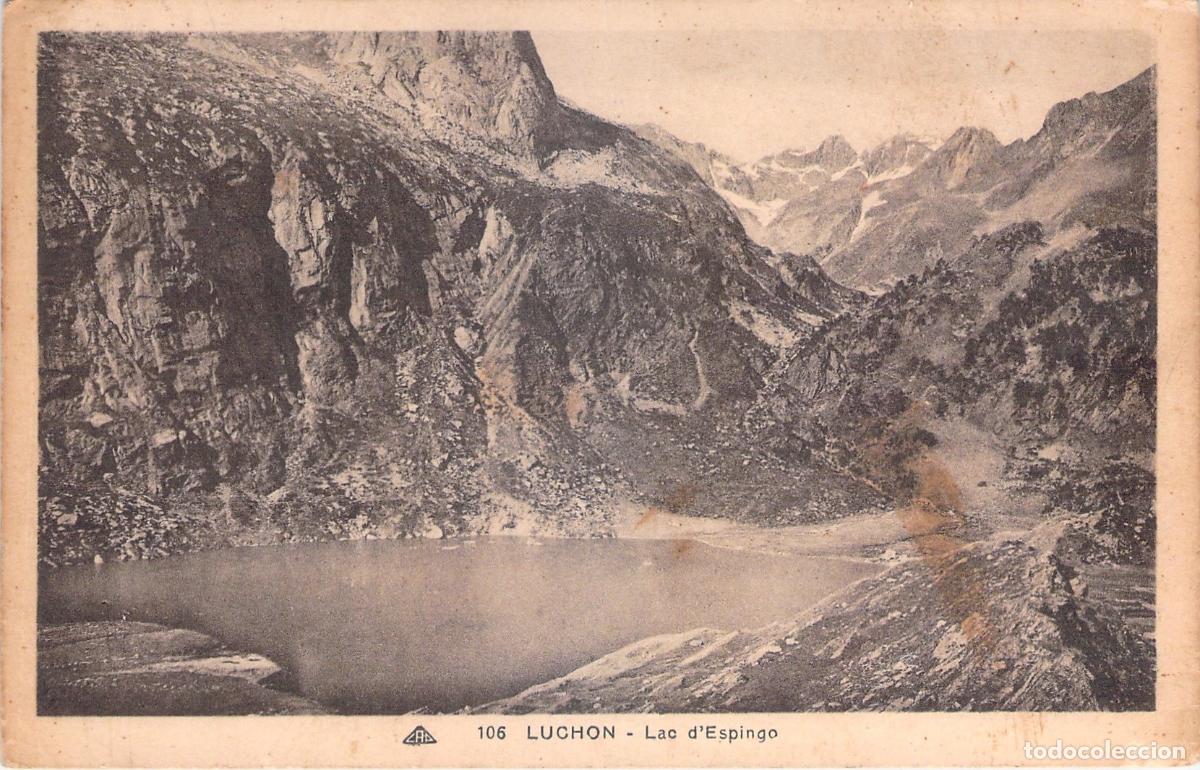 Cartoline: Postal de Lac d'Espingo en Luchon Francia