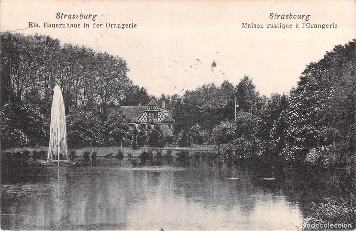 Cartoline: Postal de la Orangerie en Estrasburgo