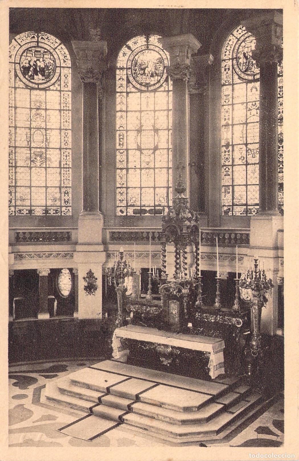Postkarten: Postal del Seminario Saint-Sulpice en Issy-les-Moulineaux, altar interior