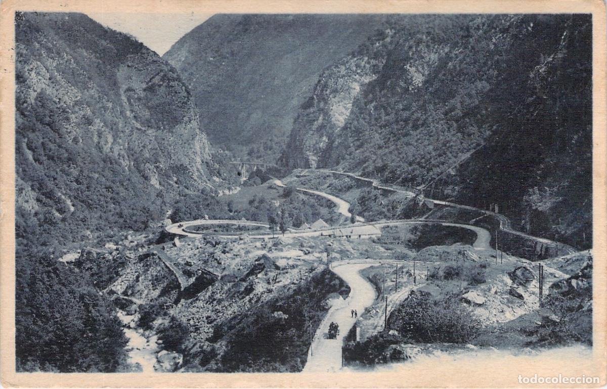 Postkarten: Postal de la ruta entre Cauterets y Pierrefitte en los Pirineos