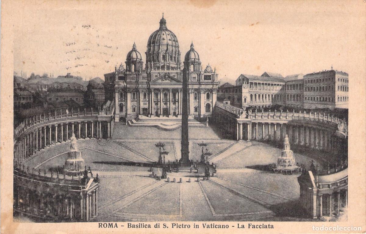 Postkarten: Postal de la Bas&iacute;lica de San Pedro en el Vaticano, Roma