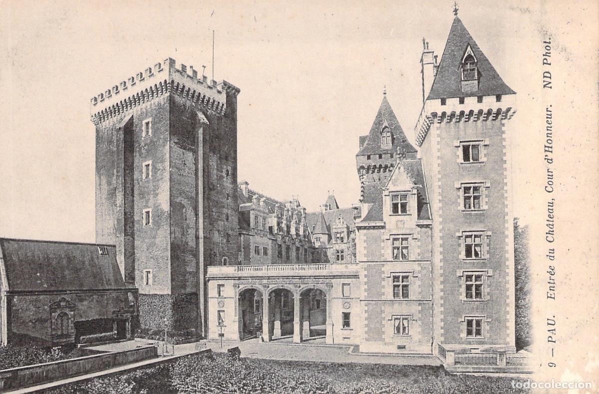 Postcards: Postal del Castillo de Pau en Francia