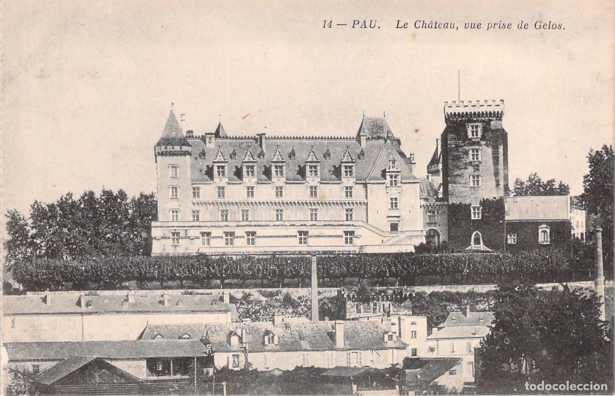 Postcards: Postal de Pau Castillo desde Gelos Francia