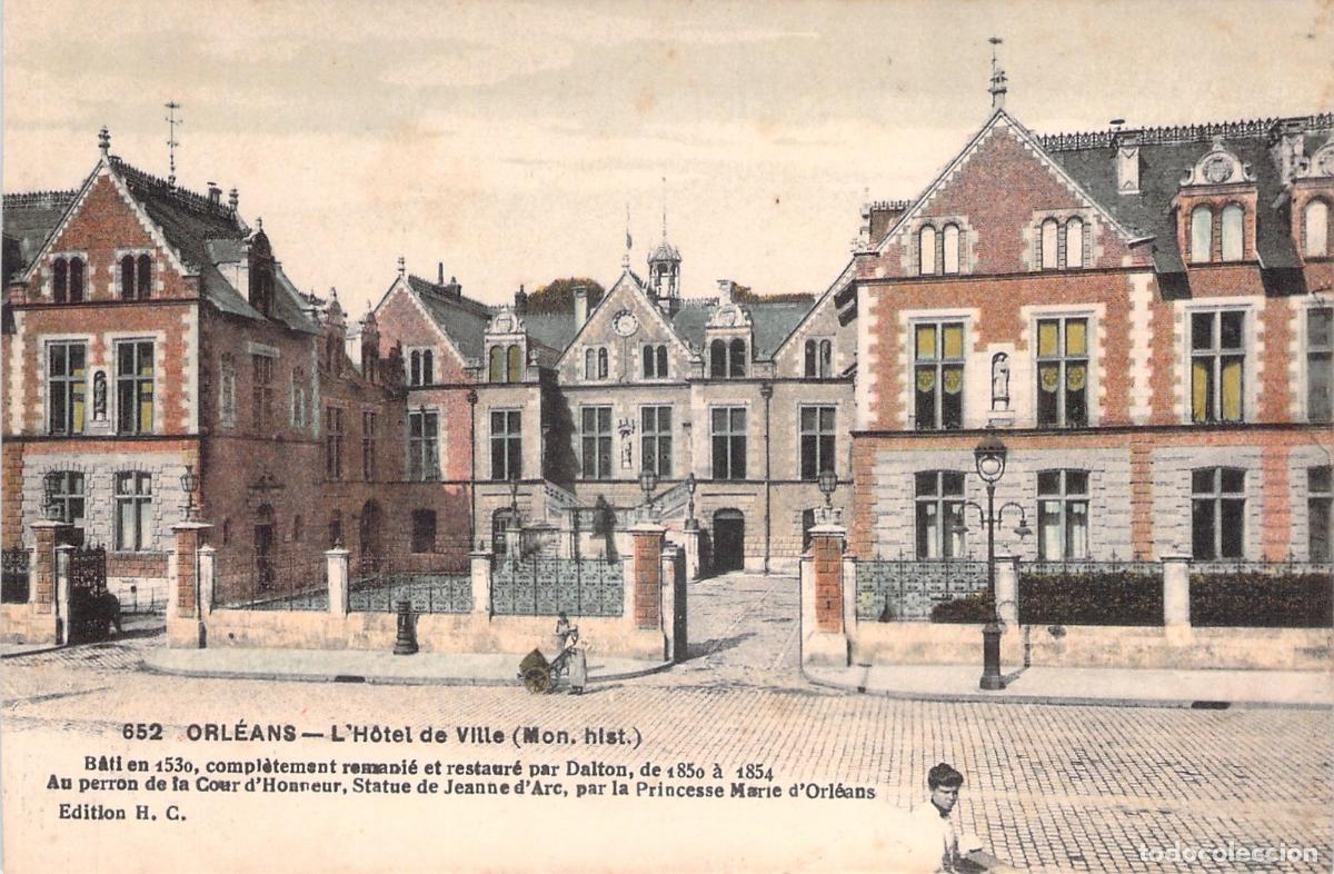 Postcards: Postal de Orl&eacute;ans Ayuntamiento H&ocirc;tel de Ville Francia