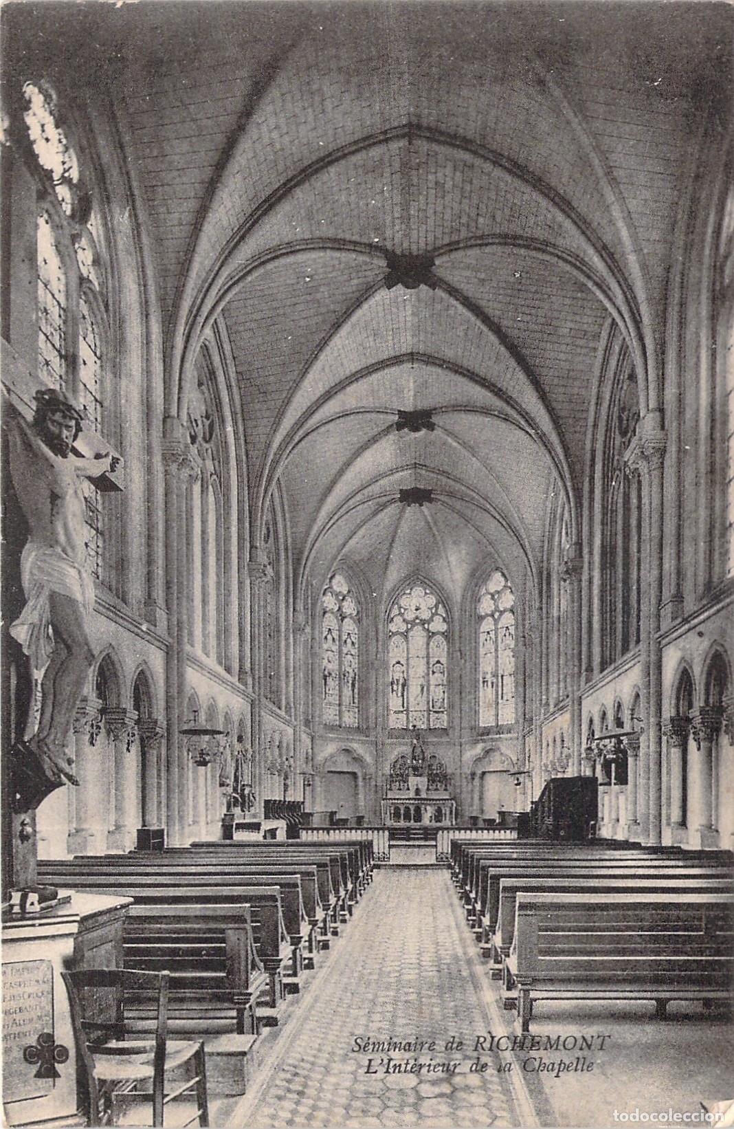 Postcards: Postal de la Capilla del Seminario de Richemont, Francia