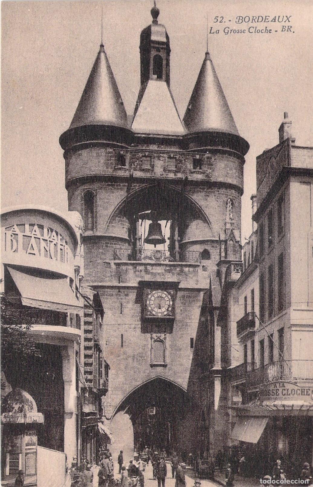 Postais: Postal de La Grosse Cloche en Burdeos, Francia