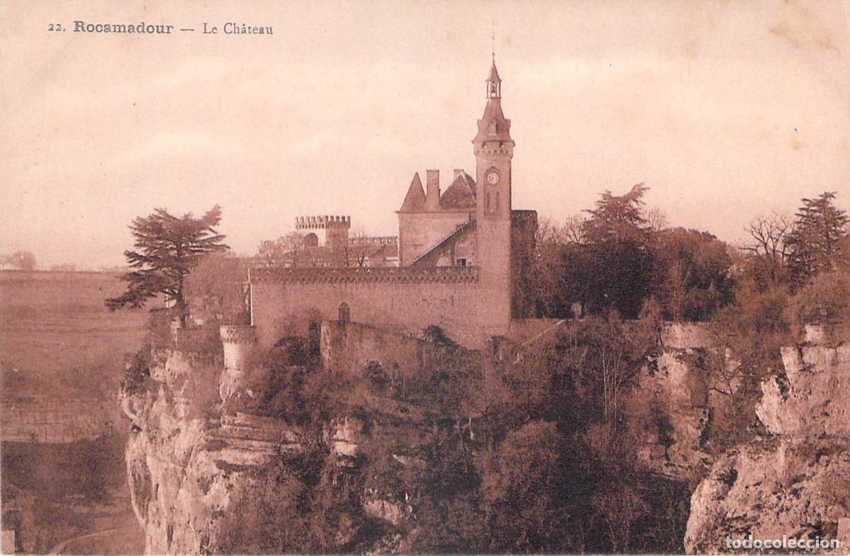 Cartes Postales: Postal de Rocamadour: El Castillo en Francia