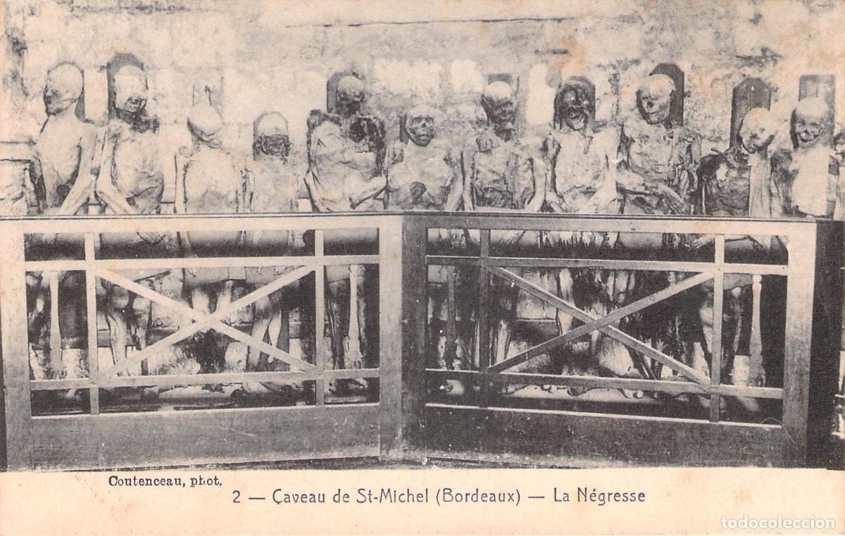 Postales: Postal de la cripta de momias de Saint-Michel en Burdeos - Foto 1