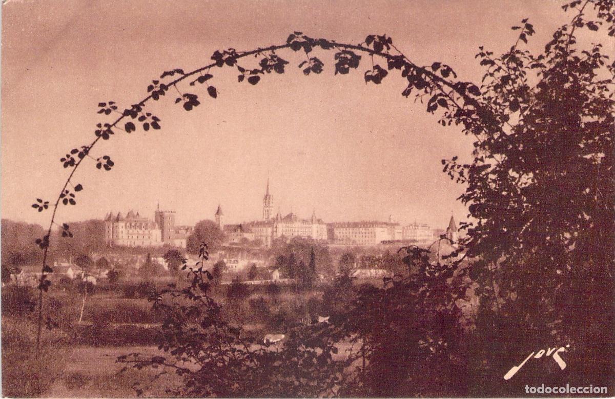 Cartoline: Postal de Pau vista general desde Jurancon Francia