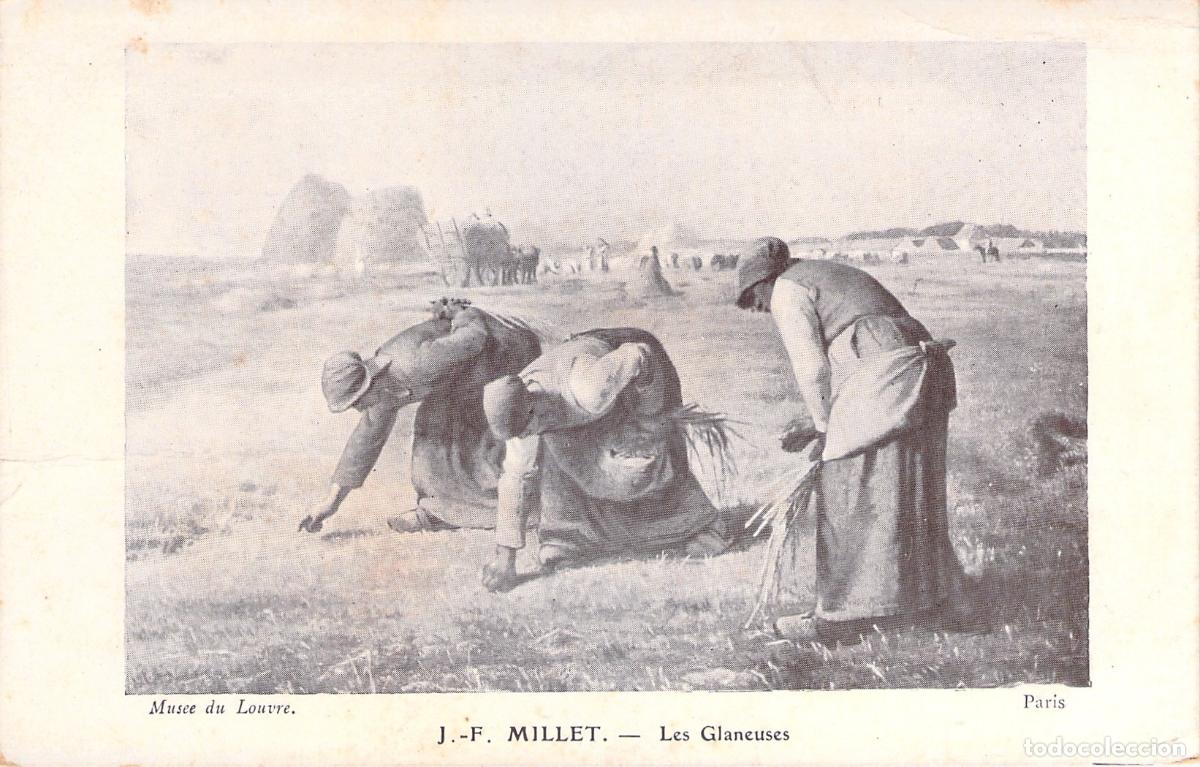 Cartoline: Postal de las Espigadoras de Jean-Fran&ccedil;ois Millet