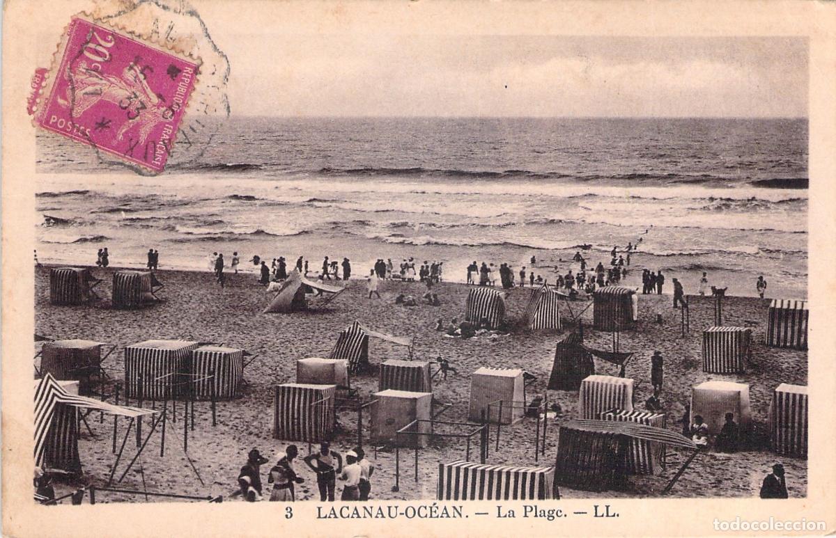 Cartoline: Postal de Lacanau-Oc&eacute;an La Plage