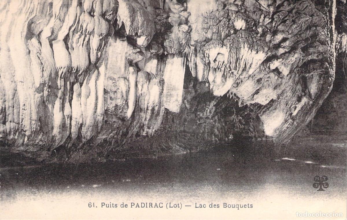Cartoline: Postal del Lac des Bouquets en el Puits de Padirac, Francia
