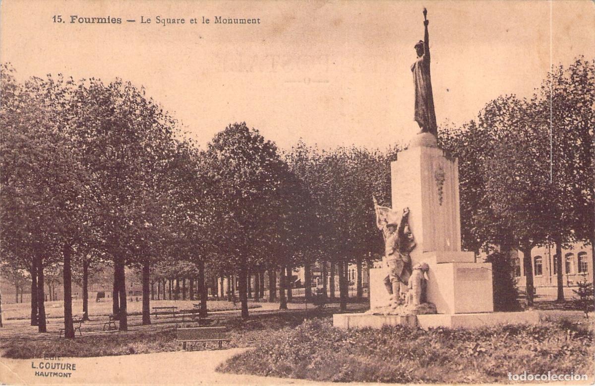Cartes Postales: Postal de Fourmies, Francia, Plaza y Monumento