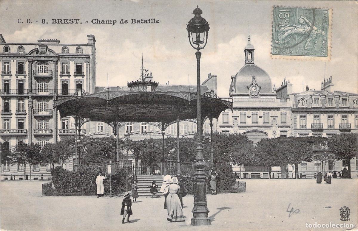 Cartoline: Postal de Brest, Champ de Bataille en Francia