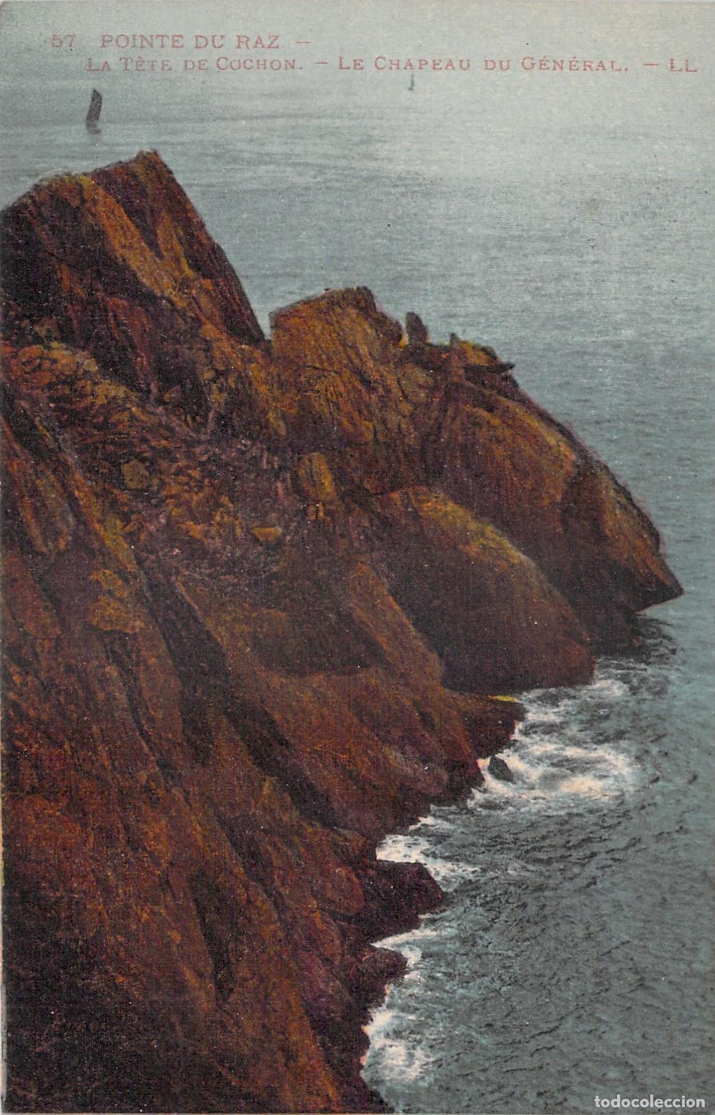 Postales: Postal de Pointe du Raz, Acantilados en Breta&ntilde;a, Francia