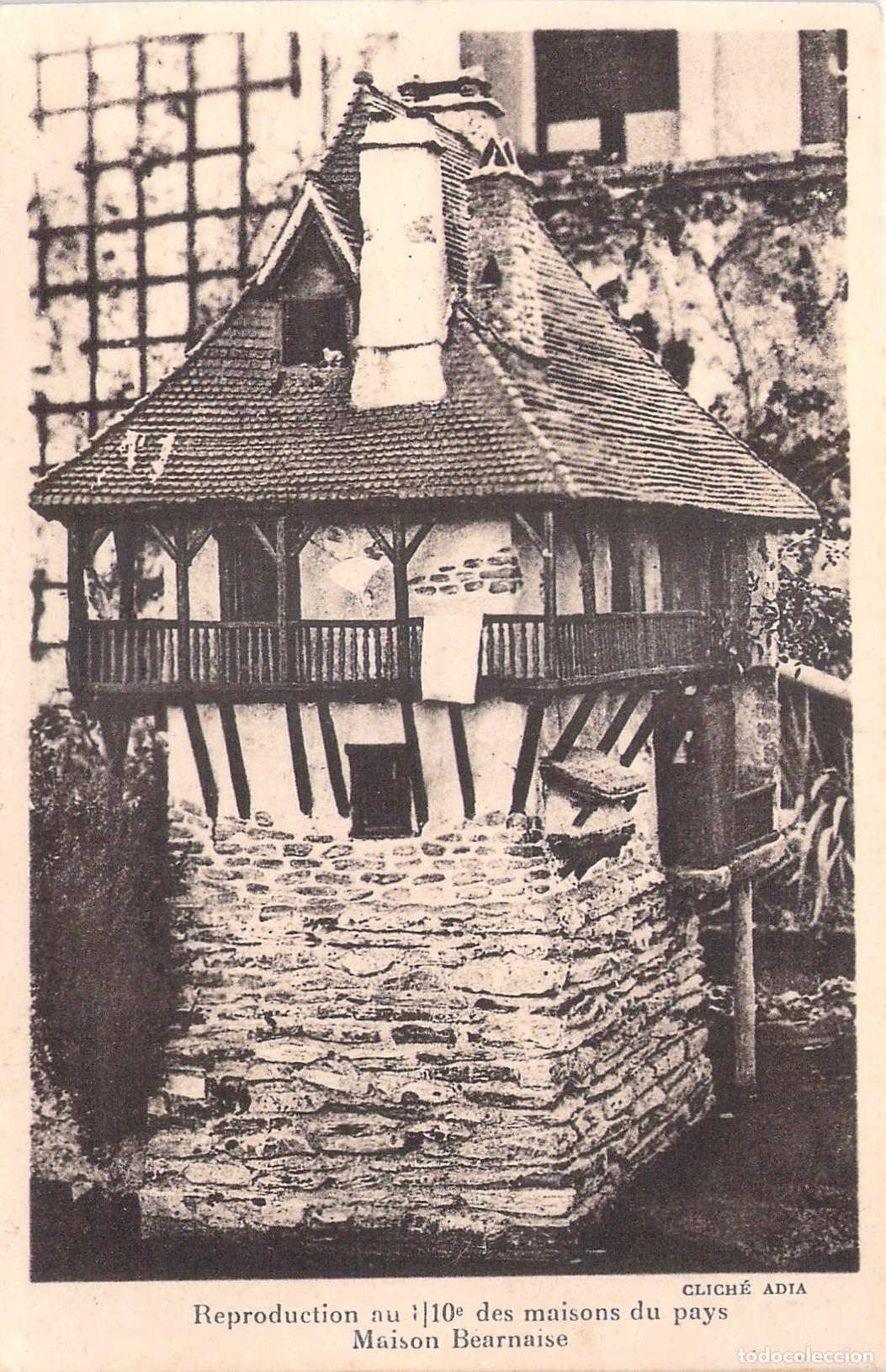 Postales: Postal de la Maison Bearnaise en el Museo del Castillo de Lourdes
