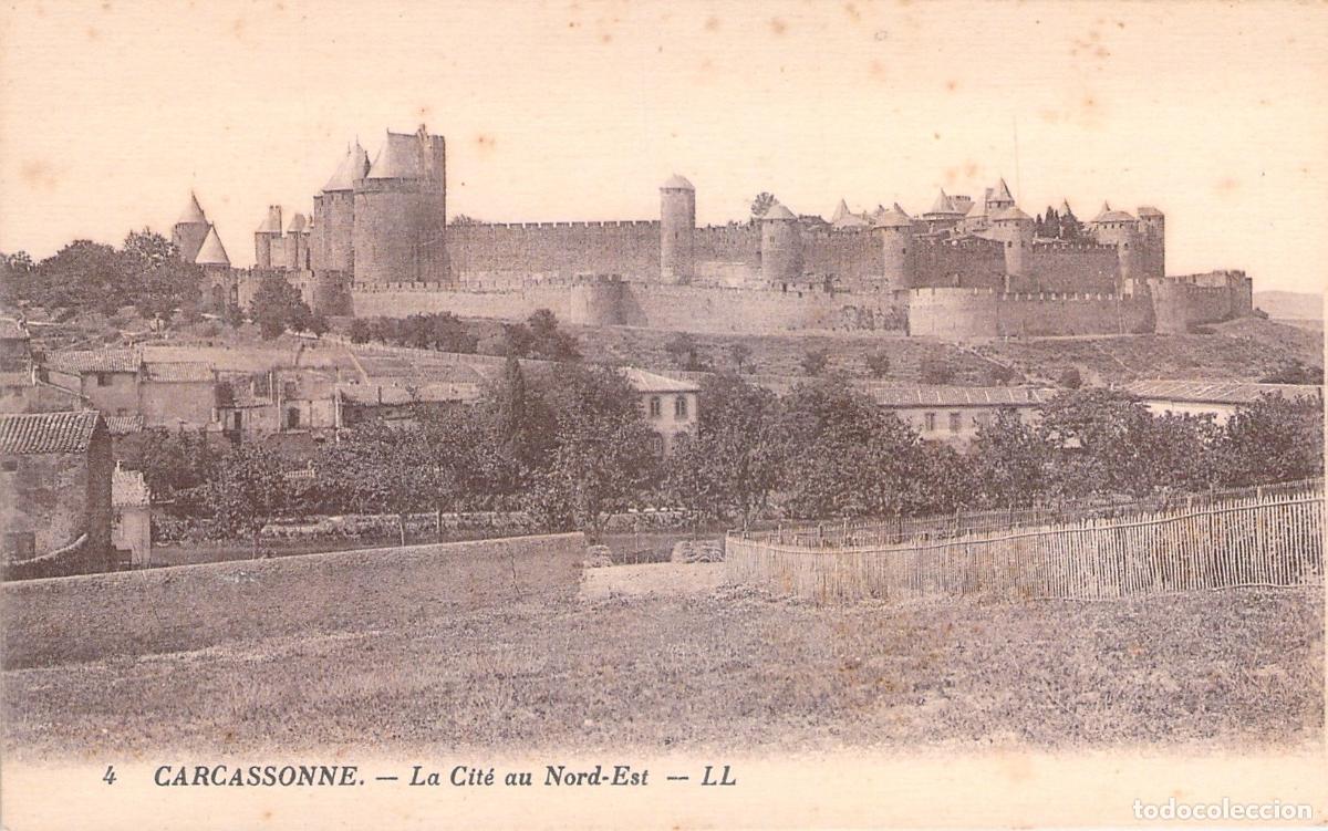 Postales: Postal de la Ciudadela de Carcassonne desde el noreste