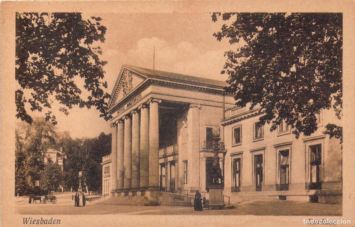 Postales: Postal de Kurhaus en Wiesbaden, Alemania