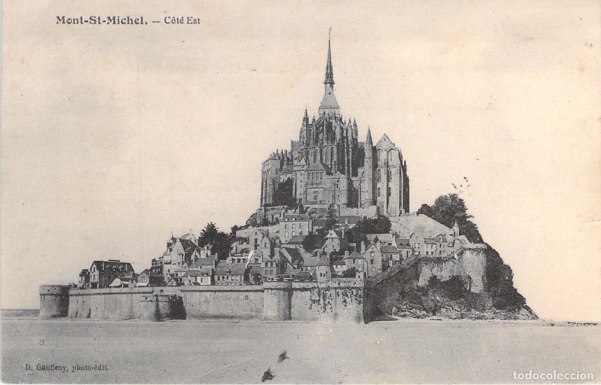 Cartoline: Postal de Mont-Saint-Michel vista del lado este