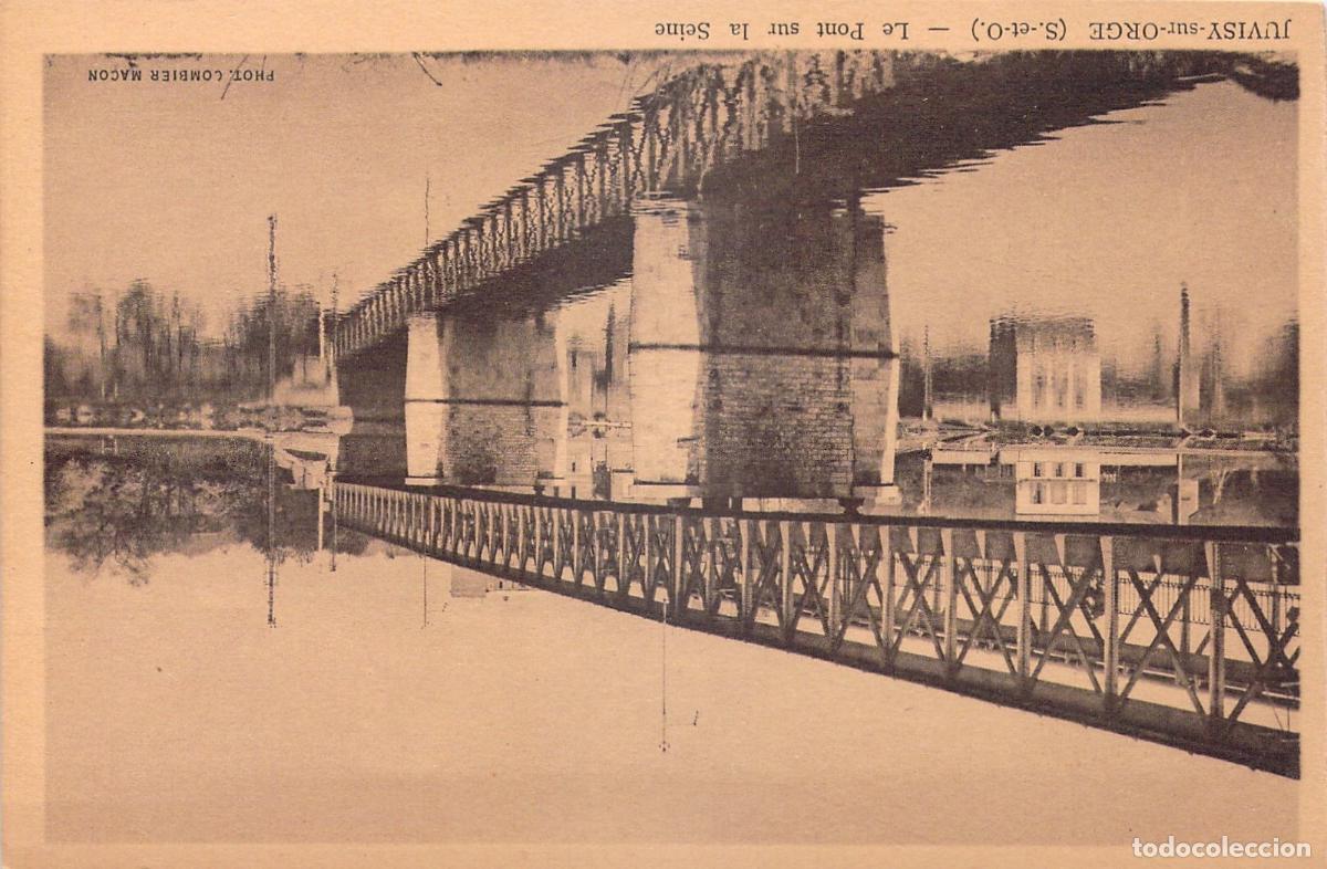 Postales: Postal de Juvisy-sur-Orge con el Puente sobre el R&iacute;o Sena