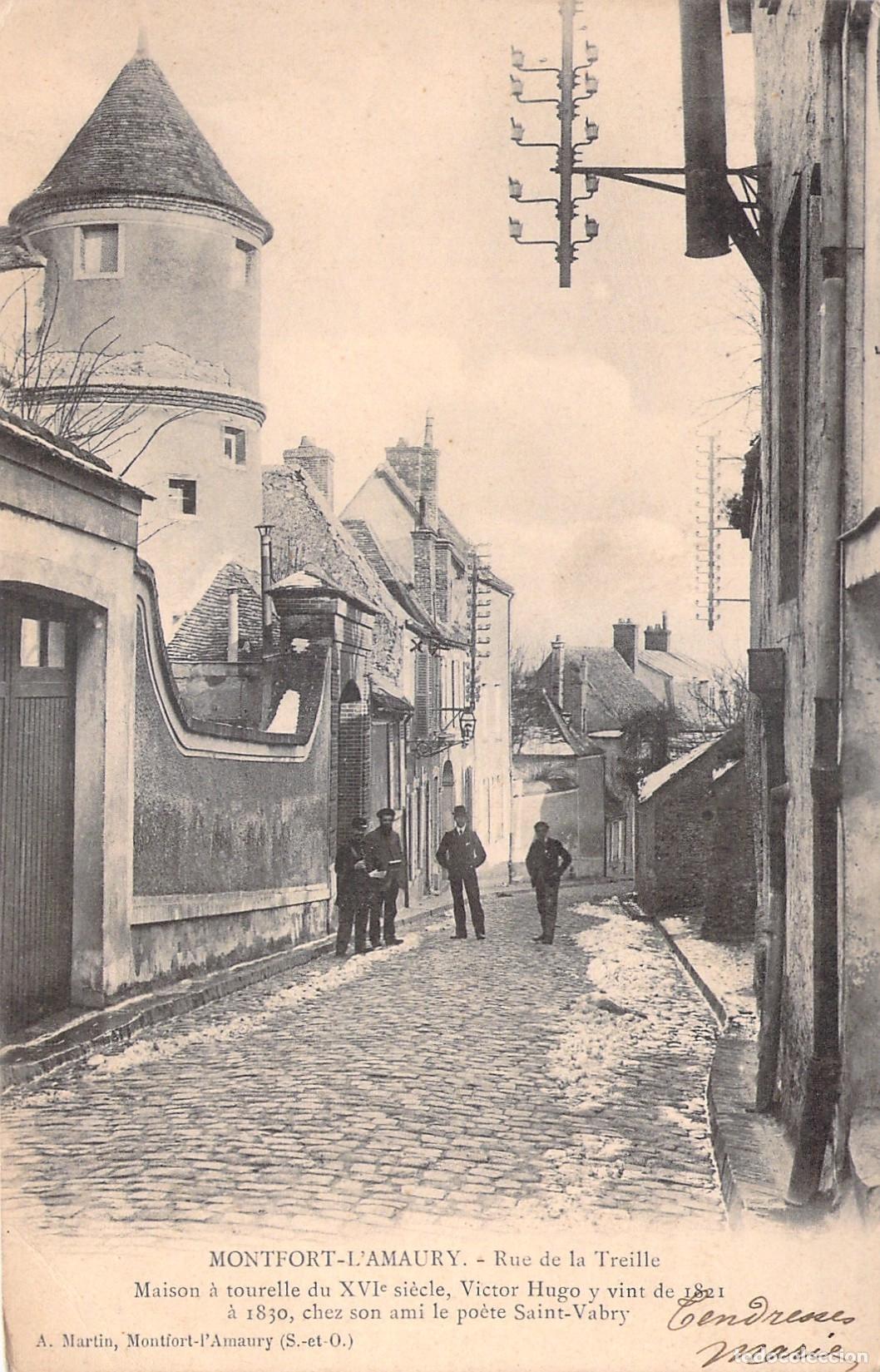 Postales: Postal de Montfort-l'Amaury Rue de la Treille Francia