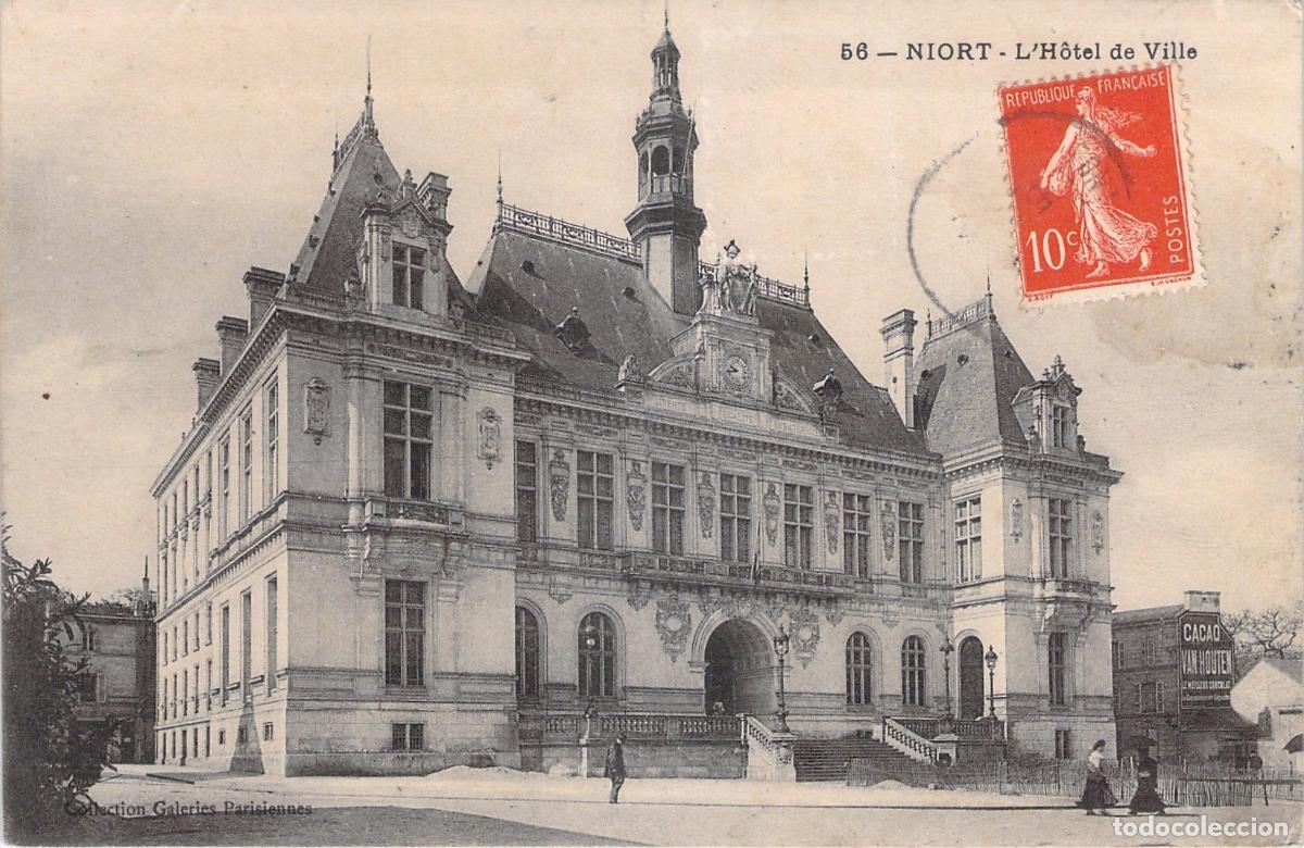 Postales: Postal de Niort, el H&ocirc;tel de Ville