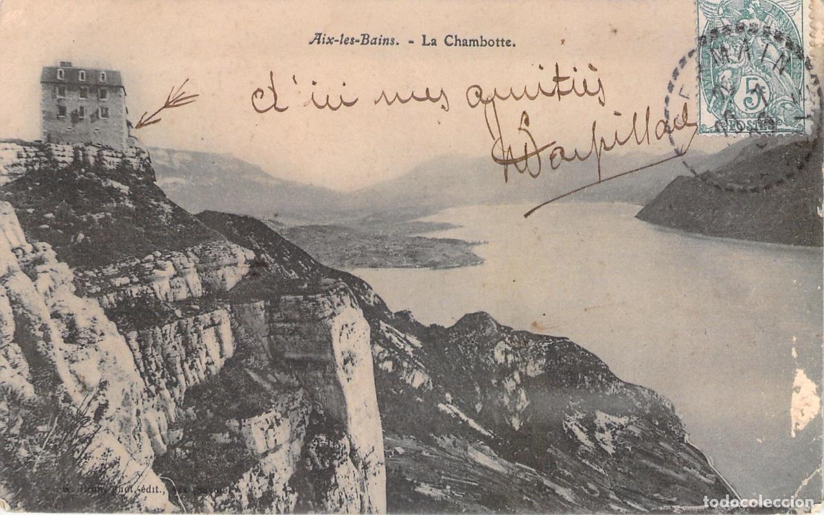 Postales: Postal de Aix-les-Bains y La Chambotte en Francia