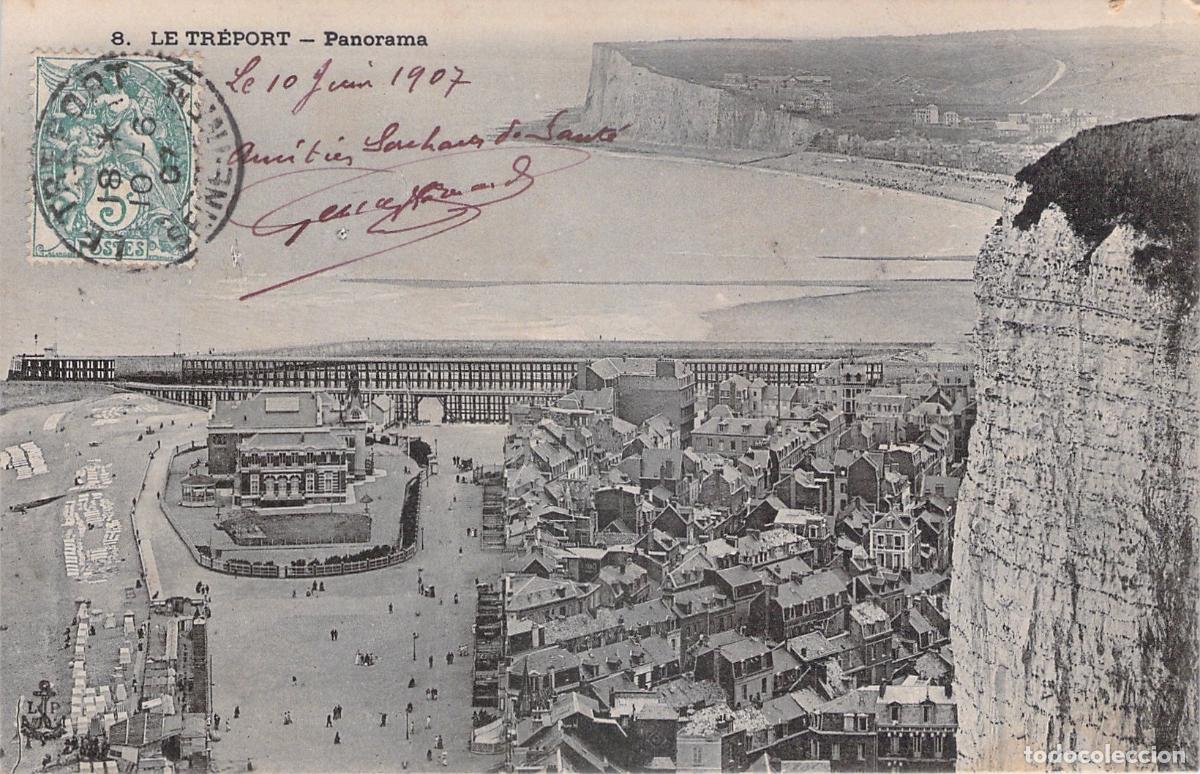 Cartoline: Postal de Le Tr&eacute;port Panorama Francia