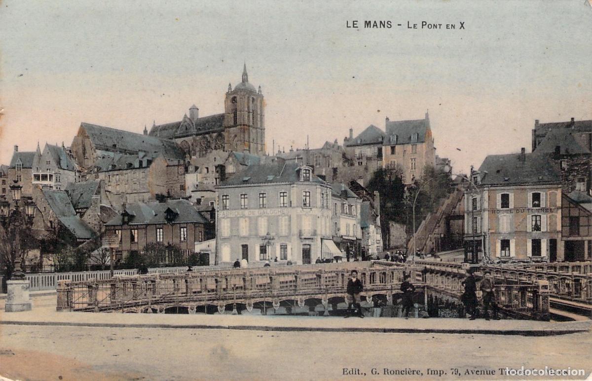 Cartoline: Postal de Le Mans Francia - Le Pont en X