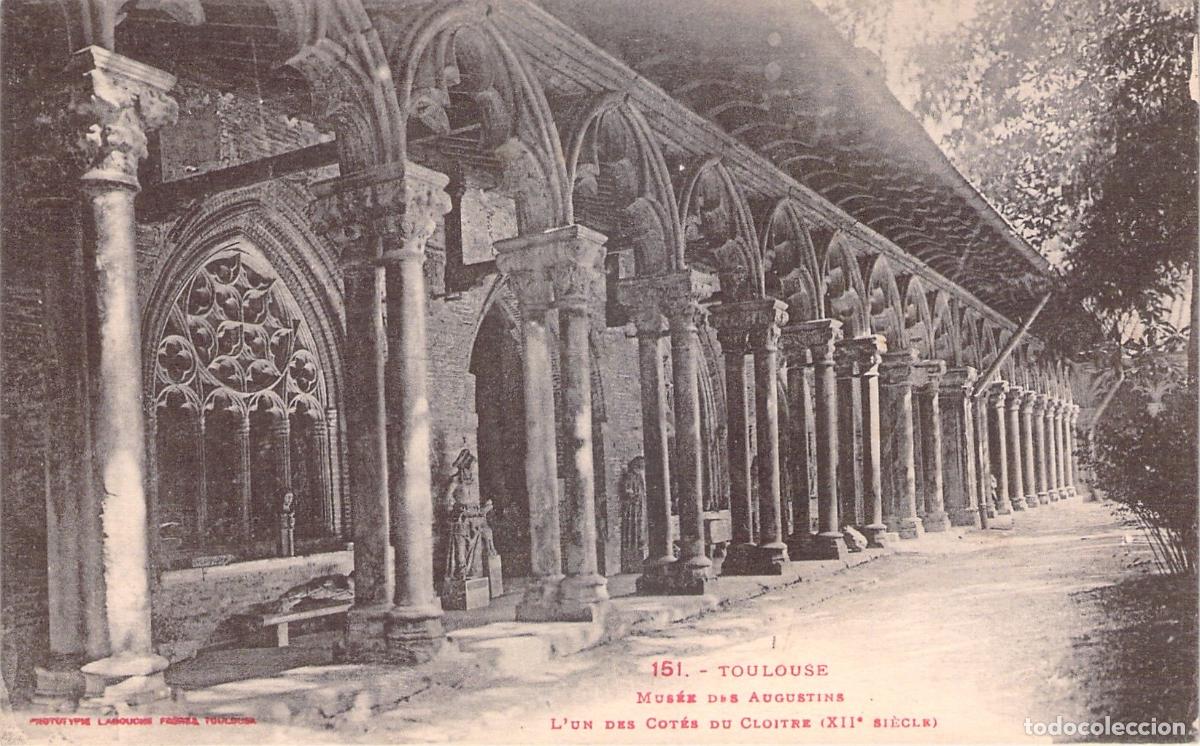 Cartes Postales: Postal de Toulouse, Claustro del Museo de los Agustinos