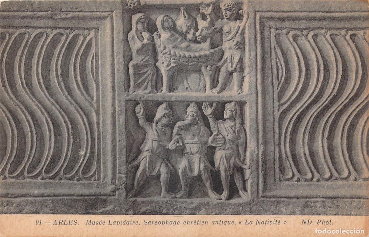Cartes Postales: Postal del Sarc&oacute;fago Cristiano en el Museo Lapidario de Arles