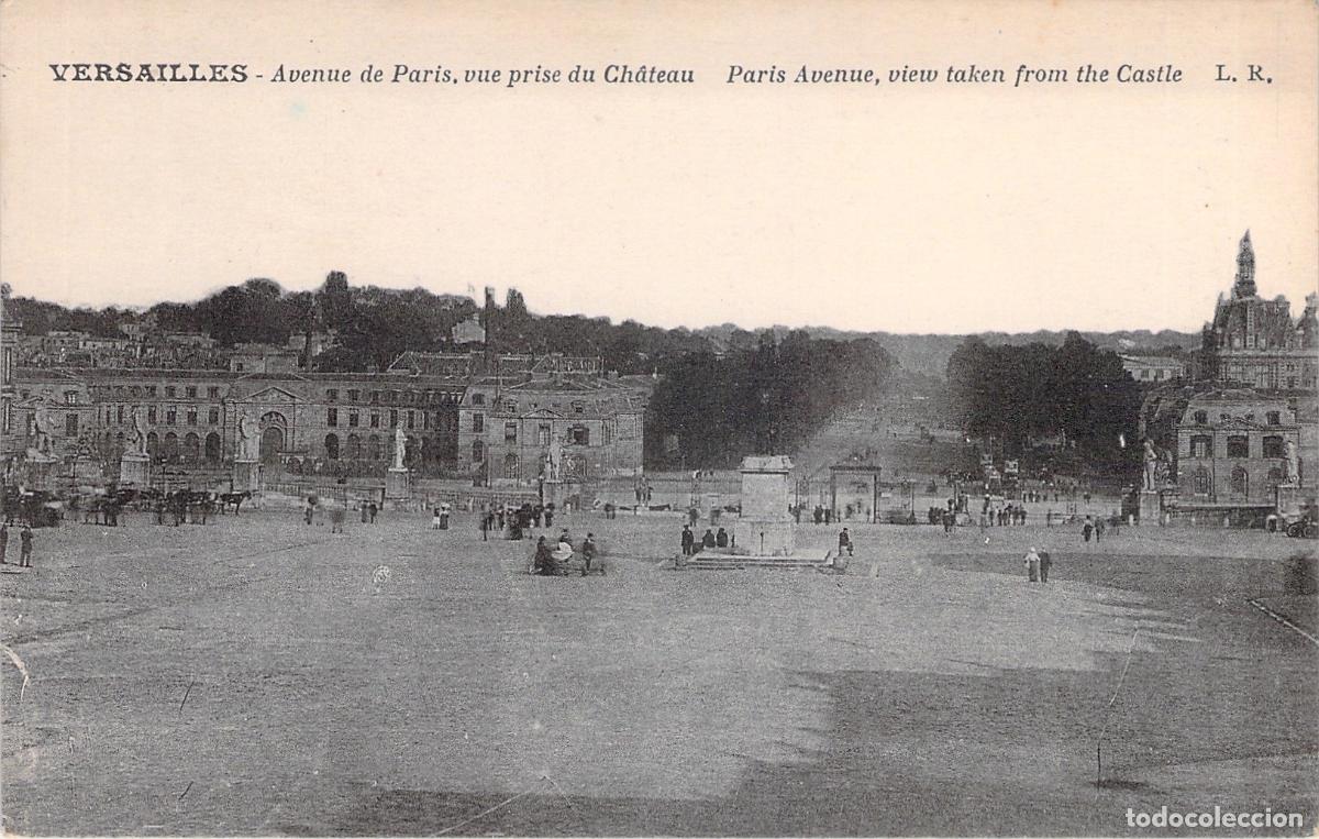 Postkarten: Postal de Versailles Avenue de Paris vista desde el Castillo