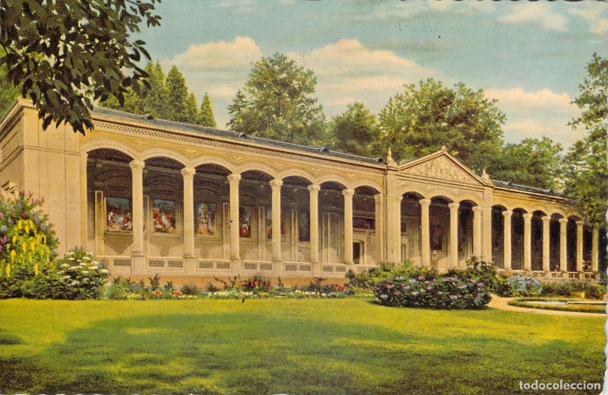 Postkarten: Postal de la Trinkhalle en Baden-Baden, Alemania