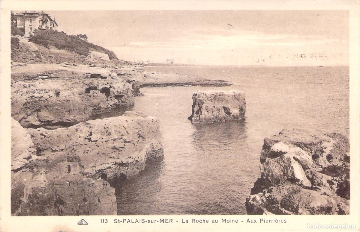 Postcards: Postal de la Costa en La Roche au Moine, St-Palais-sur-Mer, Francia