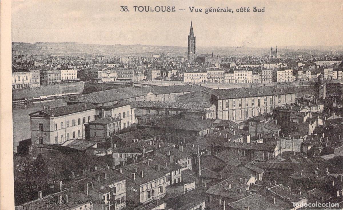 Postcards: Postal de Toulouse Vista General Lado Sur Francia