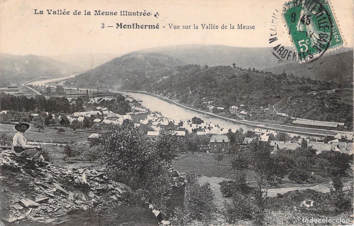 Postales: Postal de Montherm&eacute; y el Valle del Mosa Francia