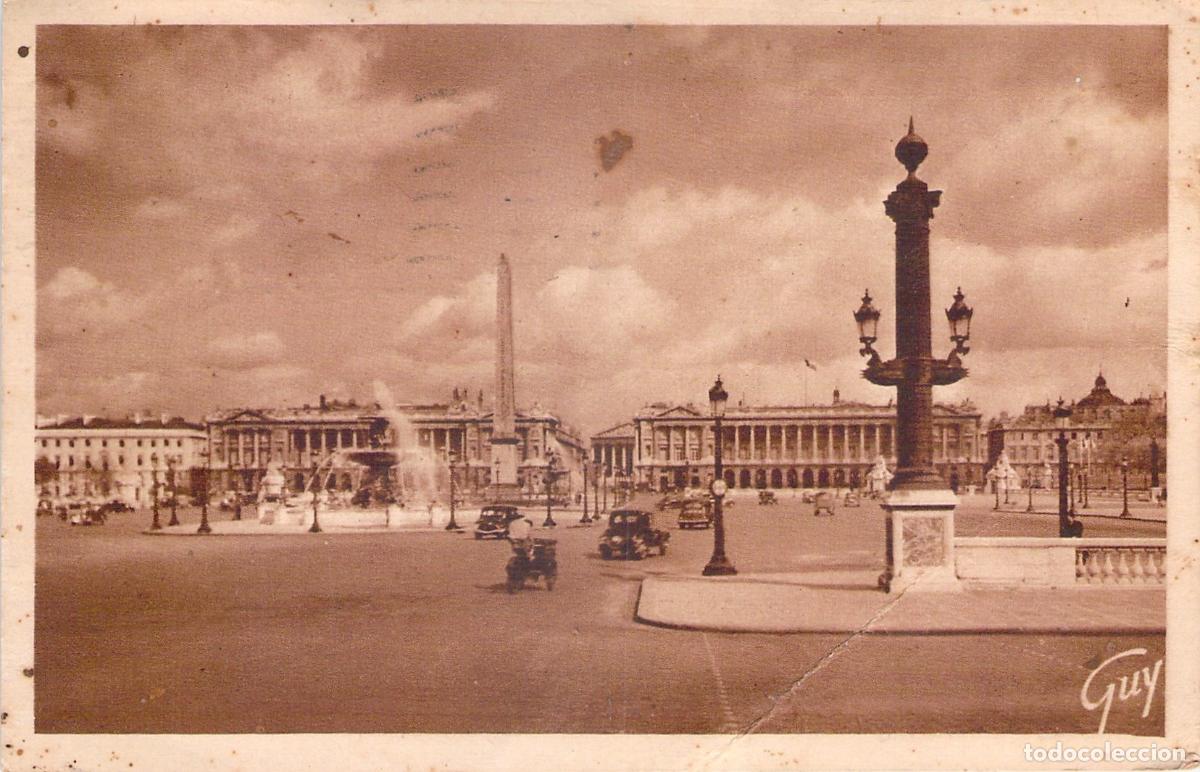 Postales: Postal de Paris: Place de la Concorde - Foto 1
