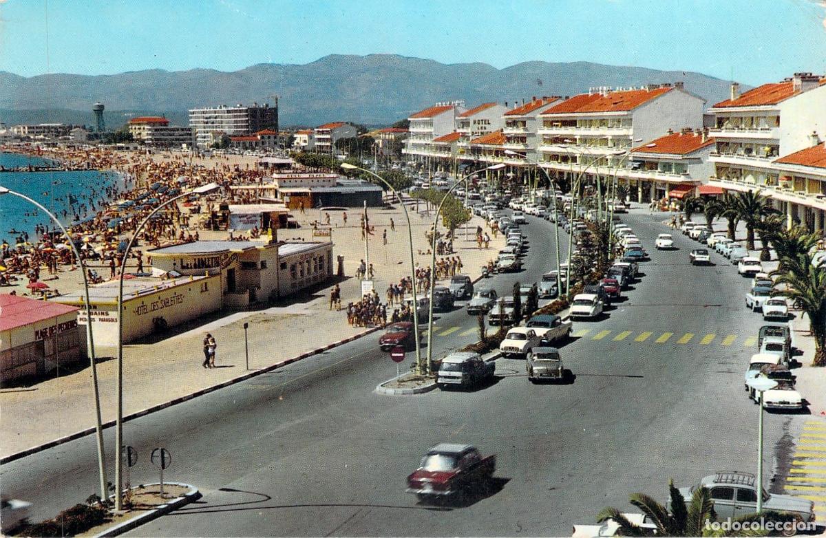 Postales: Postal de Fr&eacute;jus-Plage Boulevard de la Lib&eacute;ration en la Costa Azul