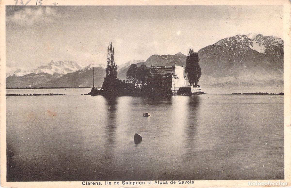 Postales: Postal de Ile de Salagnon en Clarens Suiza