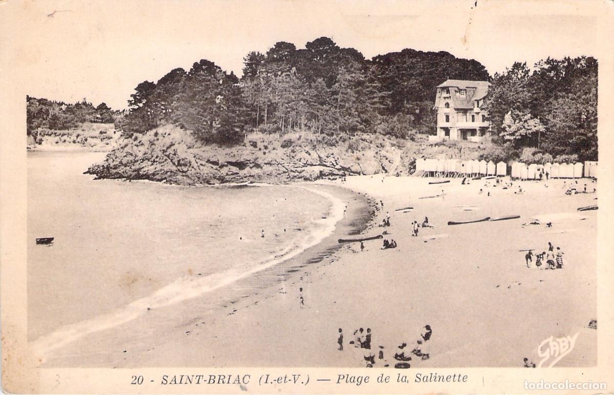 Cartoline: Postal de la Playa de la Salinette en Saint-Briac