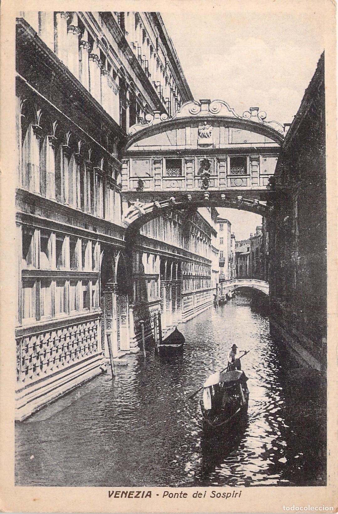 Postales: Postal de Venecia: El Ic&oacute;nico Puente de los Suspiros