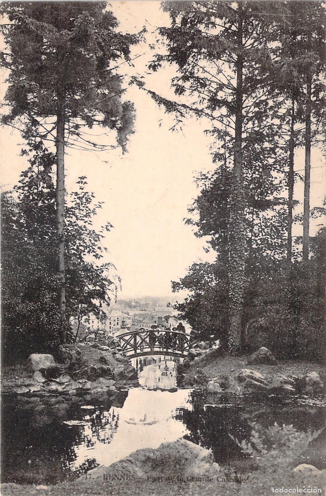 Cartoline: Postal de la Grande Cascade en Bennes, Francia