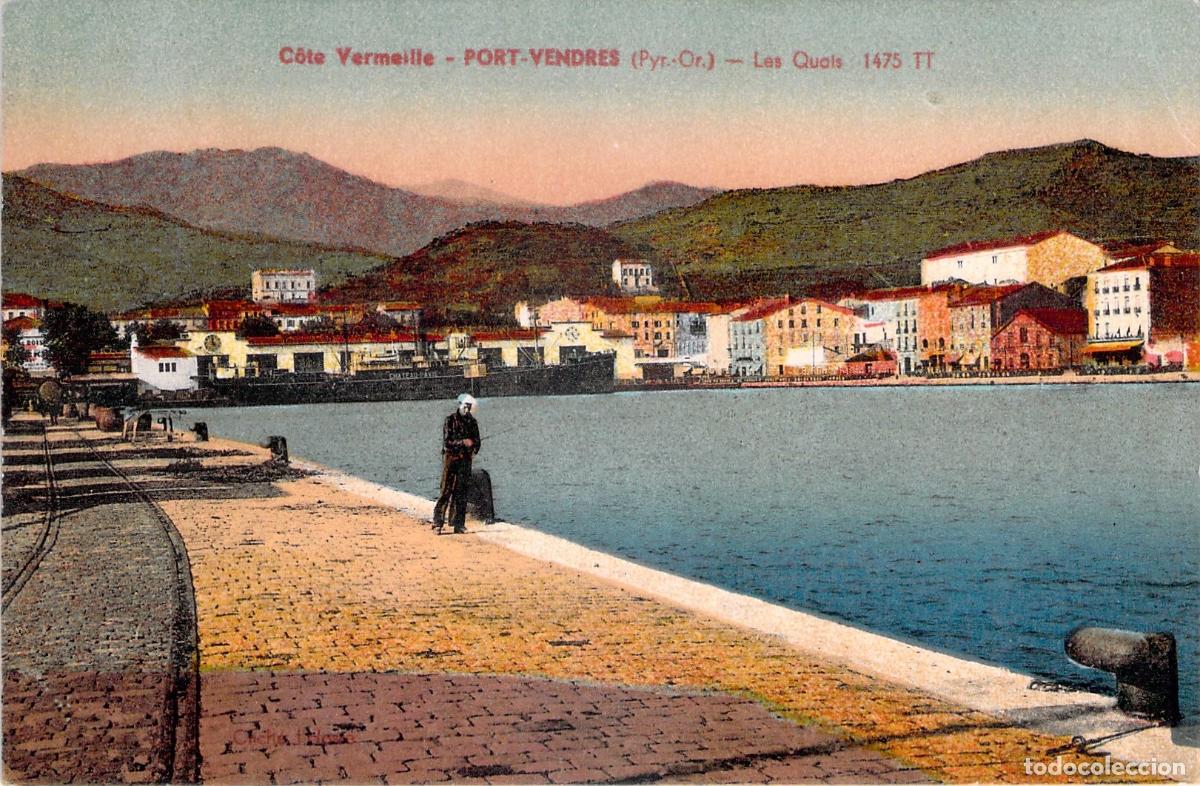 Cartoline: Postal de los muelles de Port-Vendres en la Costa Bermeja