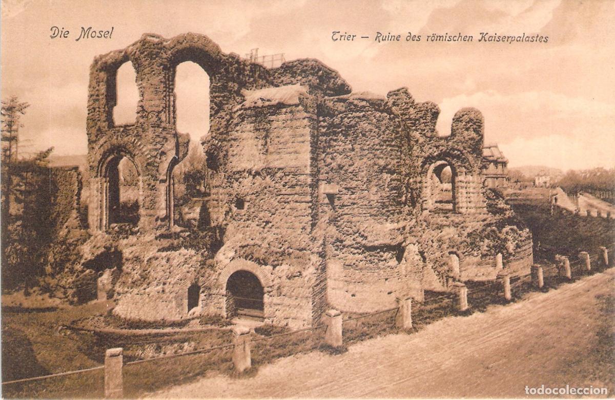 Cartoline: Postal de las ruinas del Palacio Imperial Romano en Tr&eacute;veris